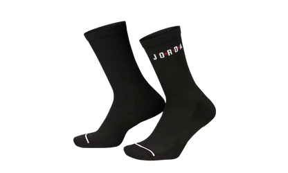 Jordan Everyday Crew Socks "Black (6-Pack)" FZ2051 010