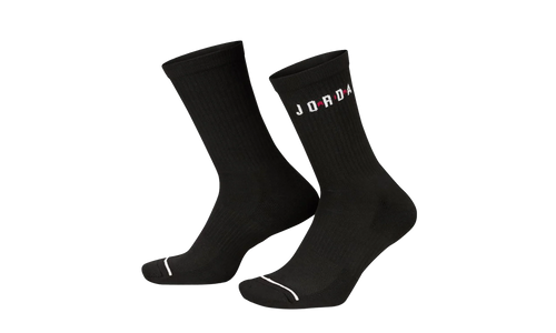 Jordan Everyday Crew Socks "Black (6-Pack)" FZ2051 010