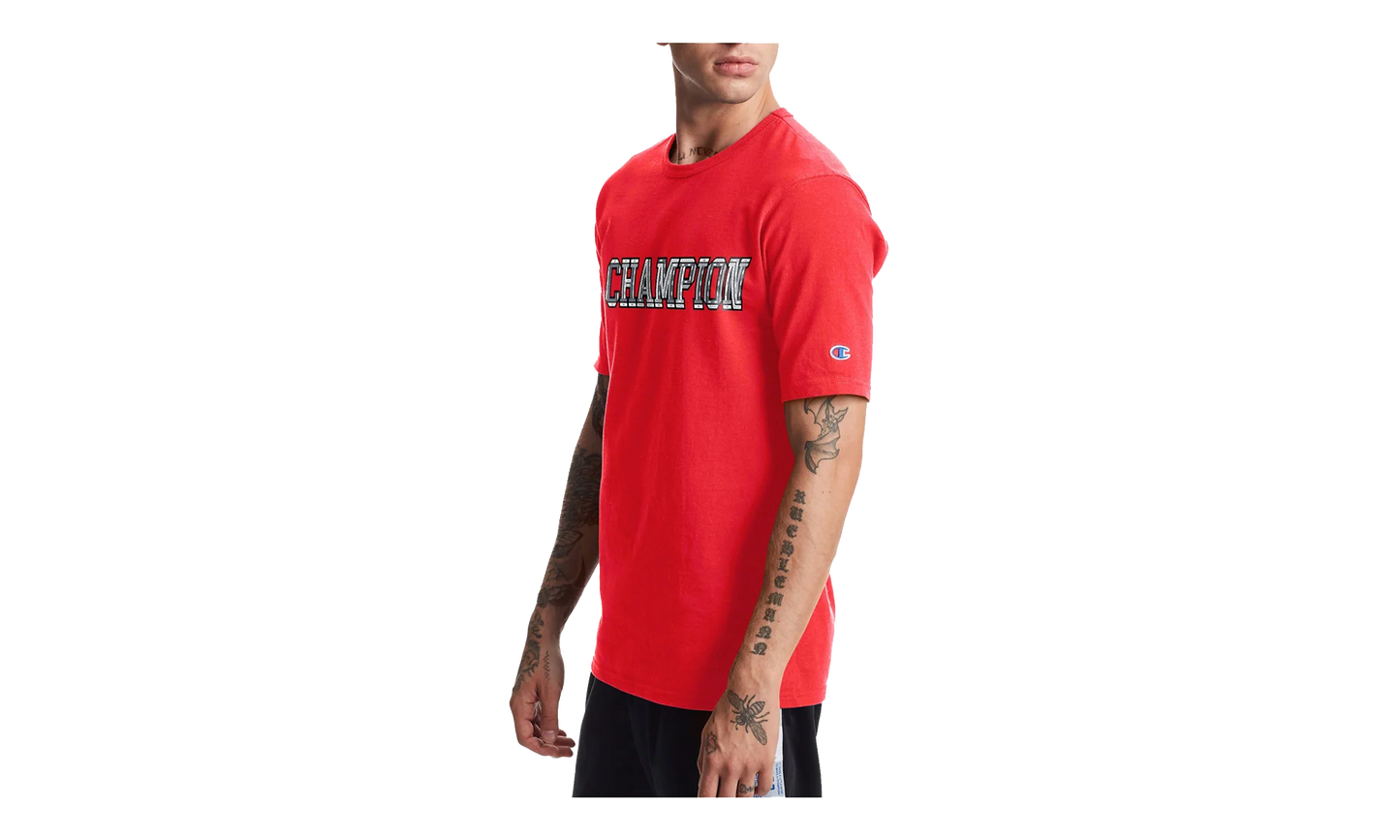 C-Life Heritage 3-D Logo T-Shirt "Red" GT19 586338 2WC