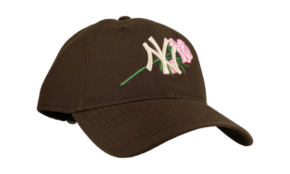 9TWENTY New York Yankees Premium Adjustable Hat "Walnut / Rose" NE334