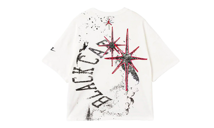 Jordan Black Cat Star Short Sleeve T-Shirt "White" IQ5977 100