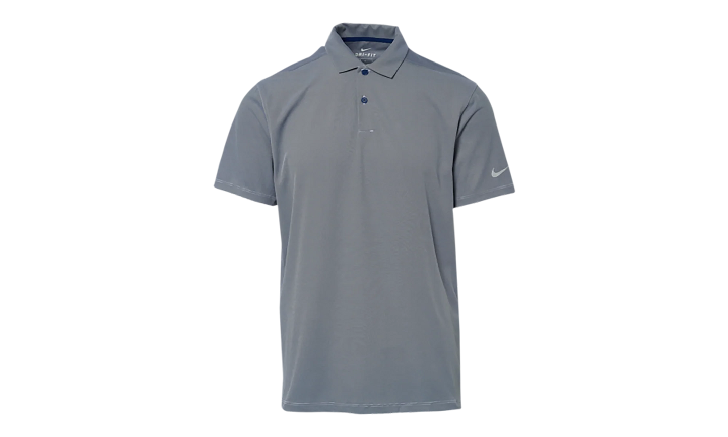 Dry Fit Victory Texture Golf Polo Shirt "Blue Void / Pure / Silver" BV6912 492
