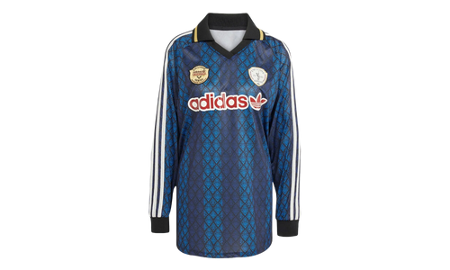 Originals Retro Sports Cricket-Inspired Long Sleeve Jersey WMNS "Black / Night Indigo" KA4383