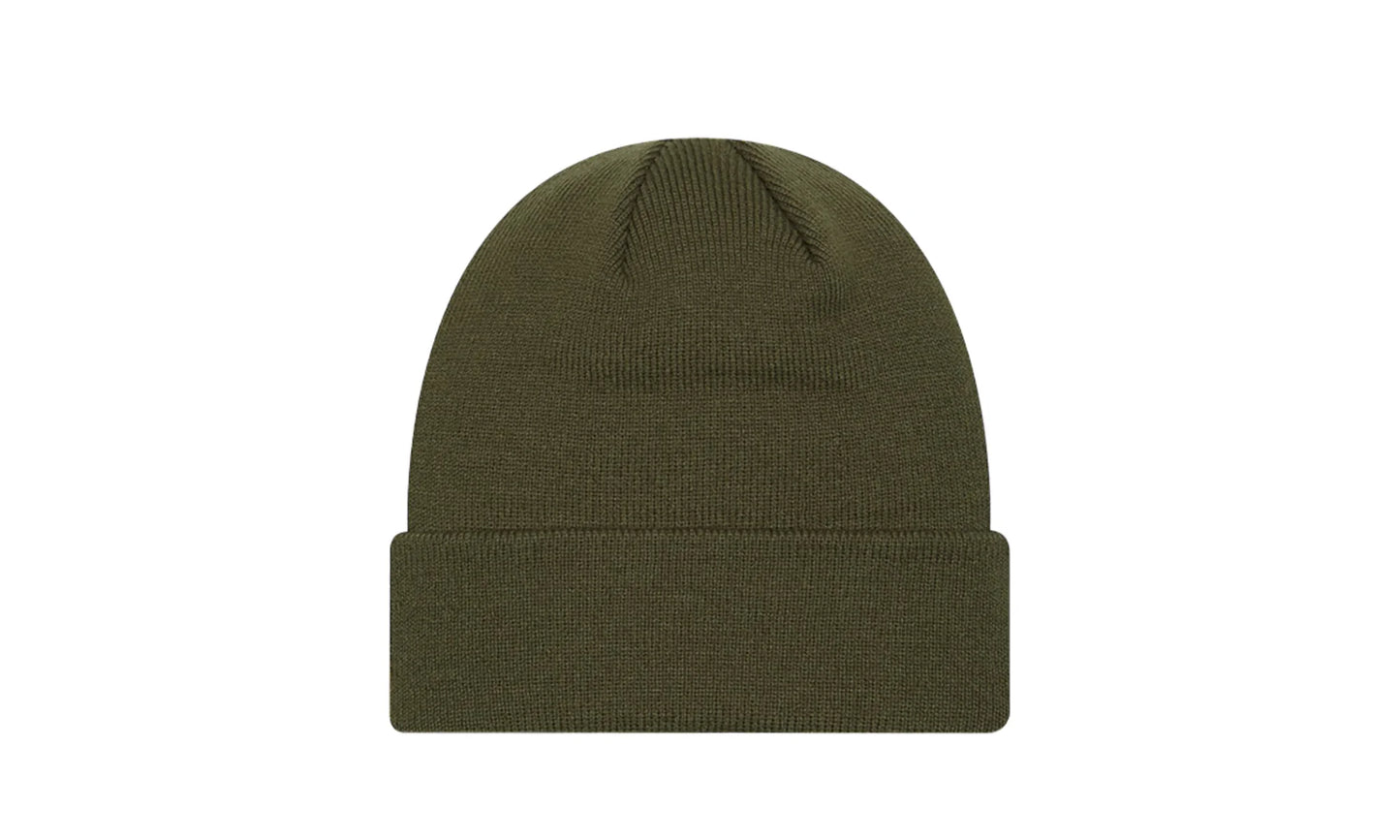 Basic Green Cuff Knit Beanie "Green" 60487128