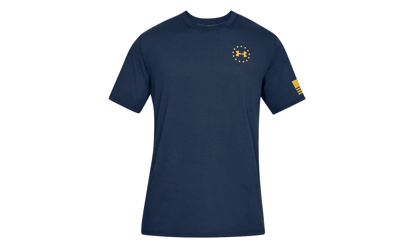 Freedom Flag T-Shirt "Academy Blue / Steeltown Gold" 1333350 410