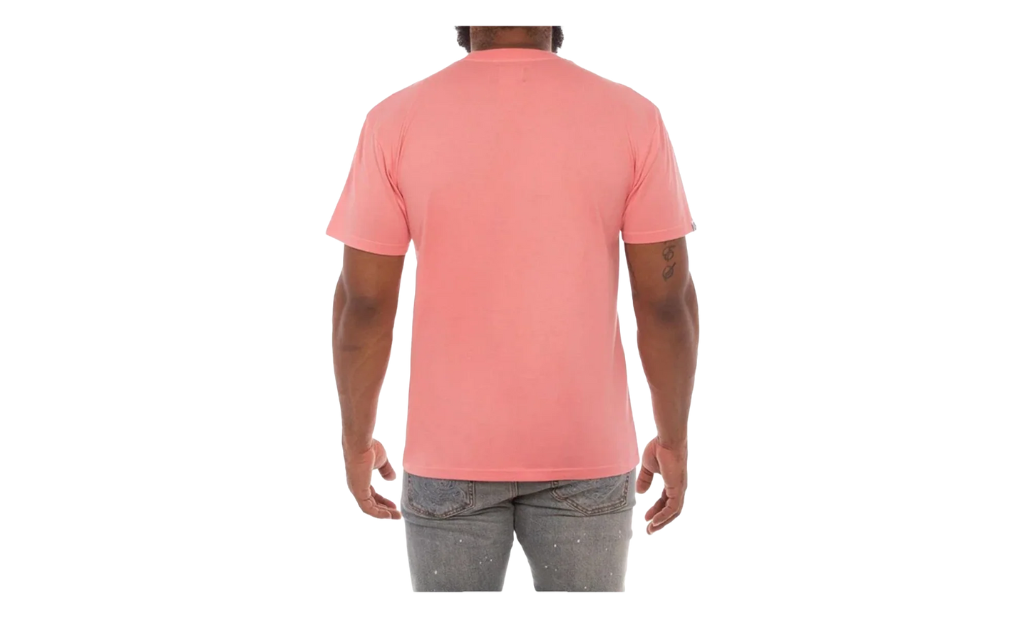 Knit Short Sleeve T-Shirt "Peach Blossoms" 851 1303 PB