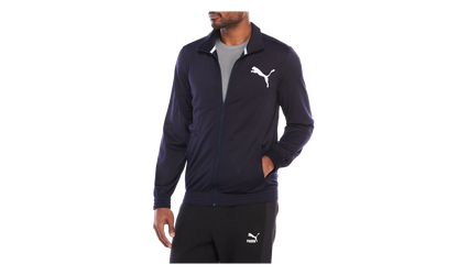 Contrast Longsleeve Jacket "Navy" 831286 42
