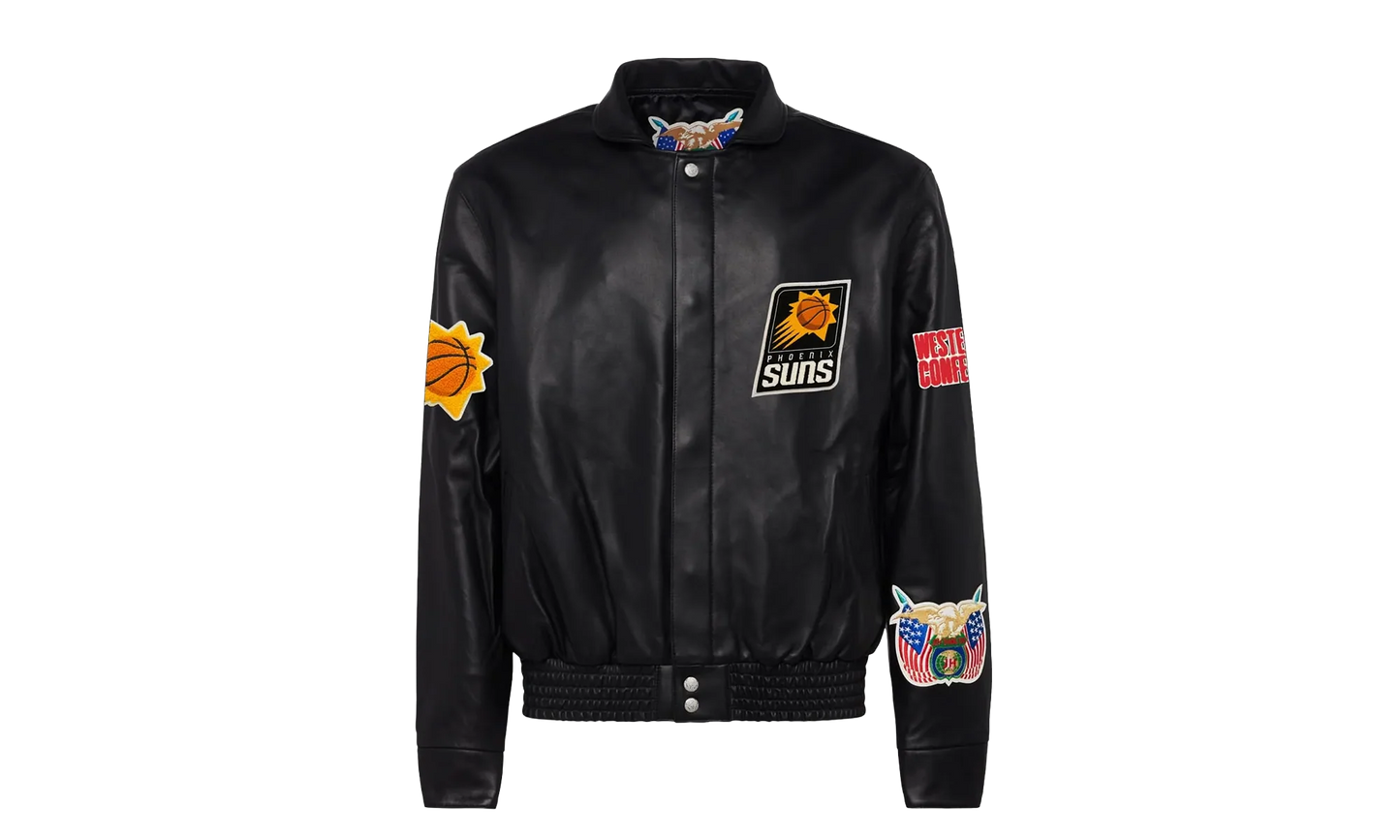Full Leather Jacket "Phoenix Suns" NBA 104UN