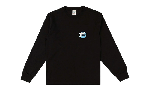 EE LONG SLEEVE T-SHIRT "SS24 - Black/White/Baby Blue" EE531