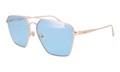 Rectangle Sunglasses "Shiny Gold" MCM130S-732