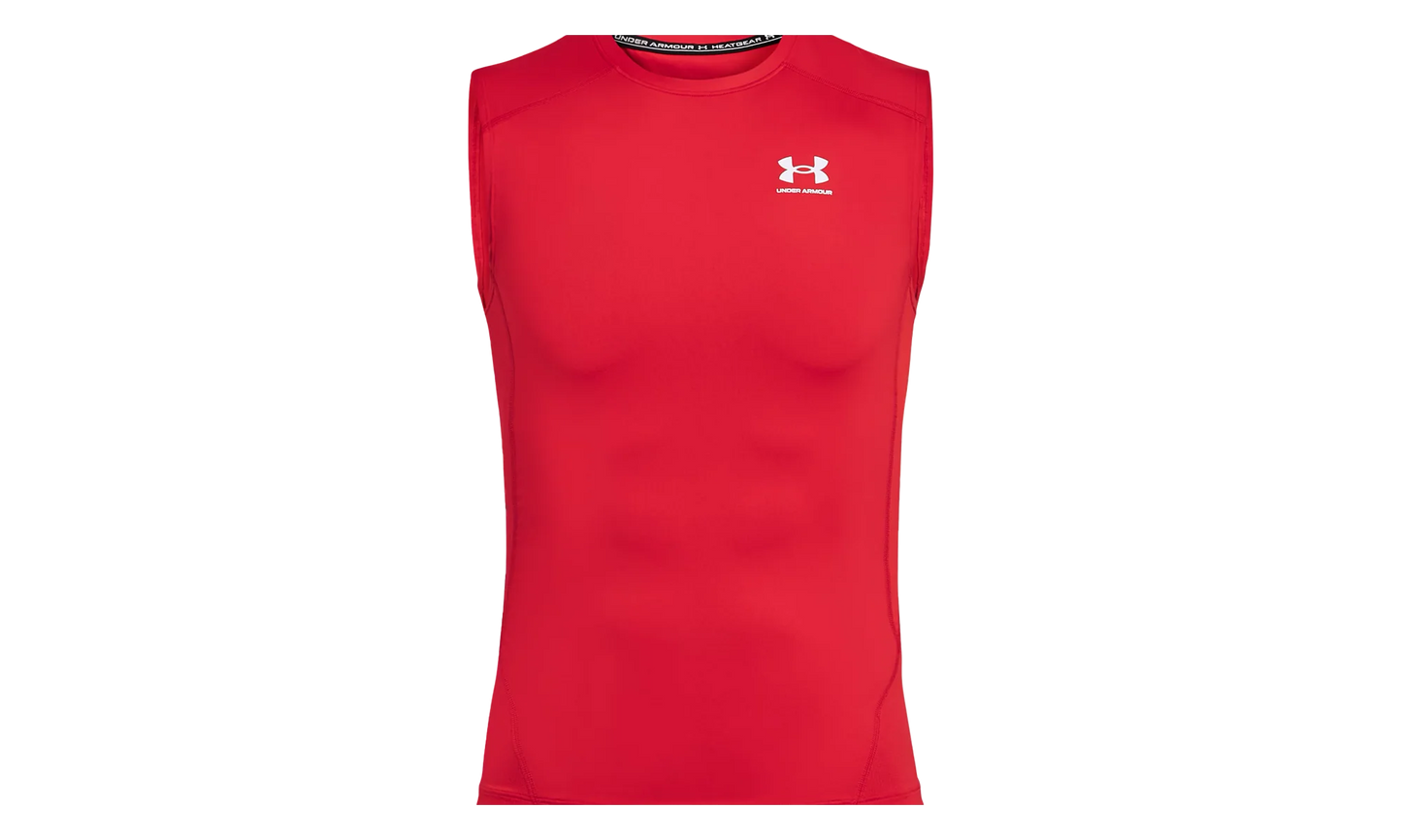HeatGear Compression Sleeveless "Red / White" 1361522 600