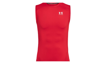 HeatGear Compression Sleeveless "Red / White" 1361522 600