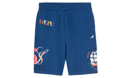 McBaine AOP Sweatshort "Blue" 354BBBBB