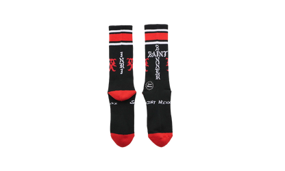 Sinner Socks "Black / Red" SM HR1 0000 112