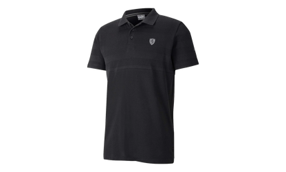 Scuderia Ferrari Striped Polo "Black" 596123 01