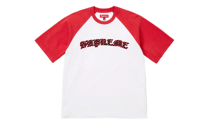Rhinestone Raglan S/S Top "SS26 - White" SU27324