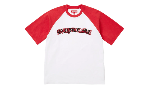 Rhinestone Raglan S/S Top "SS26 - White" SU27324