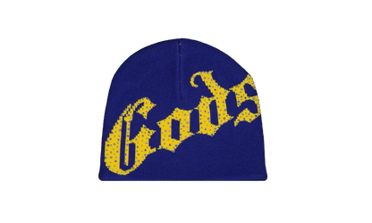 OG Logo Studded Beanie "Blue / Yellow" ZD8ISH5W