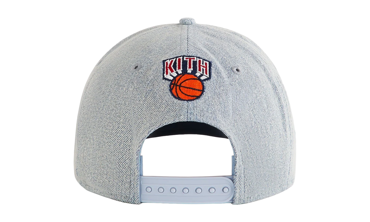 New York Knicks Denim 9Forty M Crown Snapback "Mid Indigo" khm051286 452