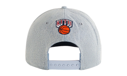 New York Knicks Denim 9Forty M Crown Snapback "Mid Indigo" khm051286 452