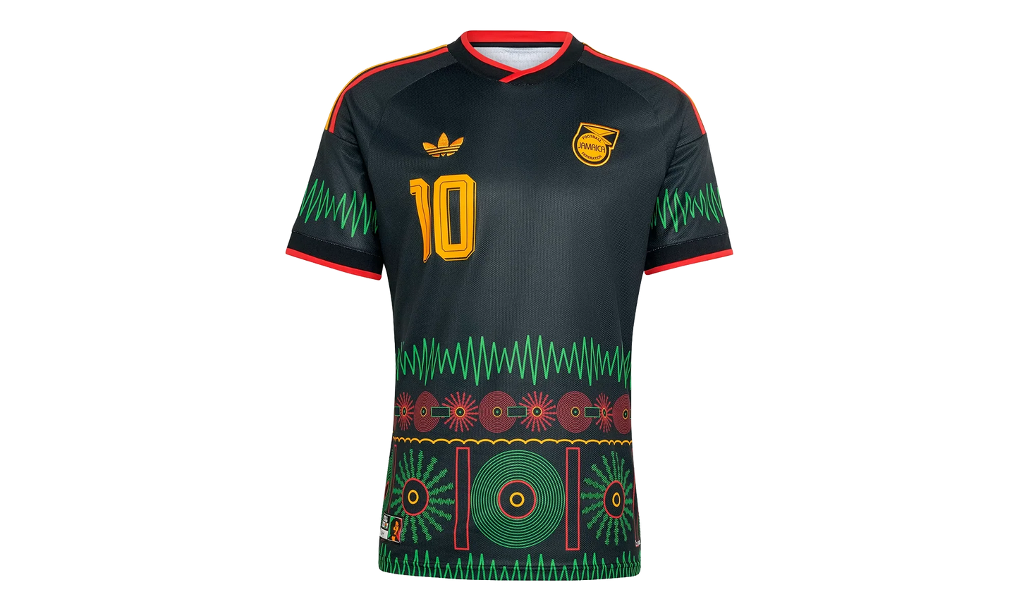 Soccer Jamaica 26 x Bob Marley Away Jersey "Black" KD1149