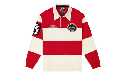 Classic Field Rugby Shirt "Cream / Red" RBIJCJHN