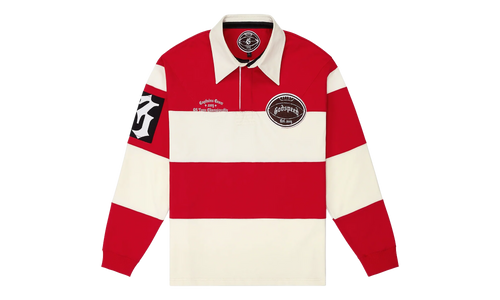 Classic Field Rugby Shirt "Cream / Red" RBIJCJHN