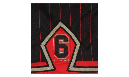 NBA 6 Rings Batting Practice Jersey "Chicago Bulls - Black" MSPOBLCK CBUBA180651