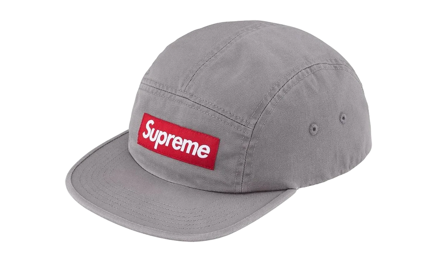 Washed Chino Twill Camp Cap "SS26 - Grey" SU27204