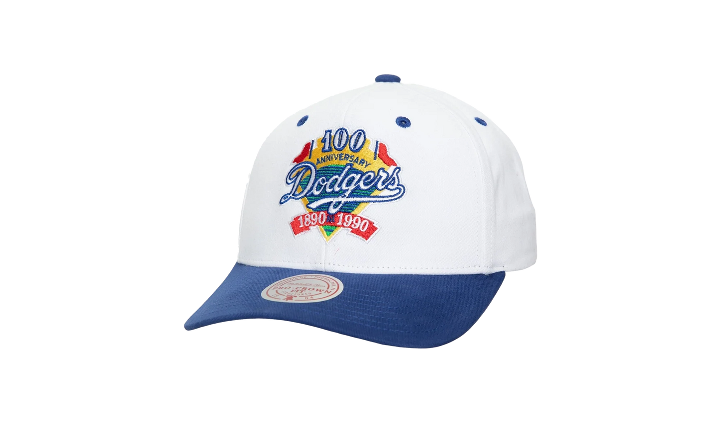 MLB Cooperstown Flipped Pro Snapback Cap "Los Angeles Dodgers - White" HP8181 LADWHIT