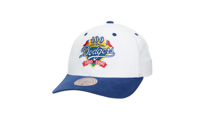 MLB Cooperstown Flipped Pro Snapback Cap "Los Angeles Dodgers - White" HP8181 LADWHIT