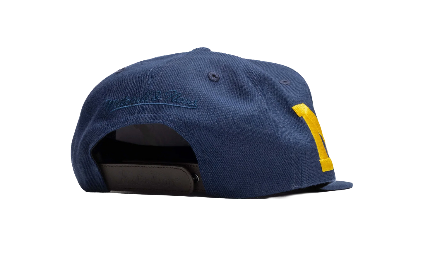 NCAA Just Don Draft Snapback Cap "Michigan Wolverines - Navy" HHSS5701 UMIYYPPPNAVY