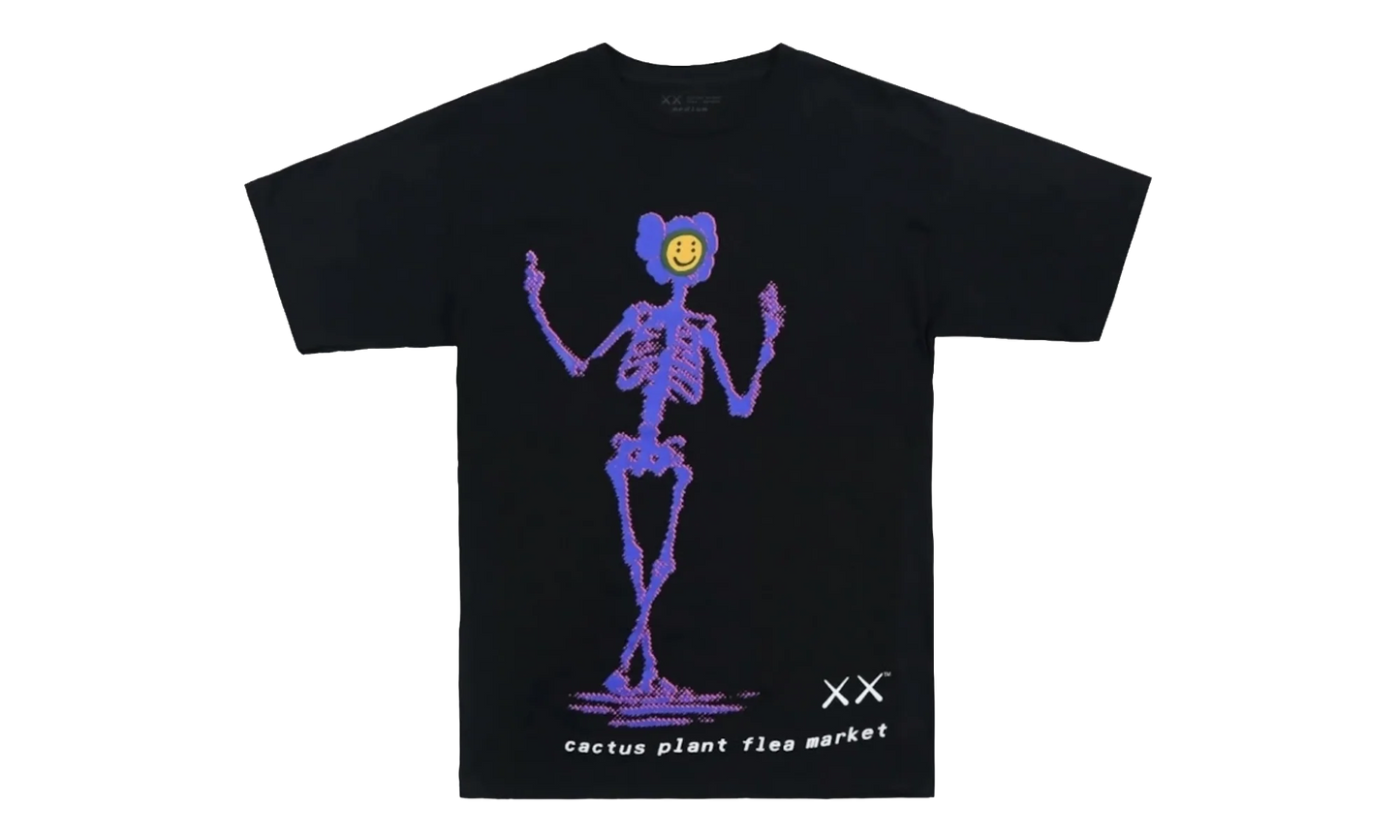 Kaws X Cactus Plant Flea Market Tee "Black" 2274 1FW210103XKS BLAC