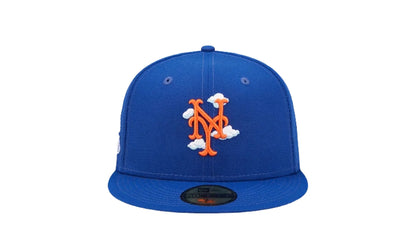 59Fifty MLB New York Mets Comic Cloud Fitted Hat "Blue" 60243852