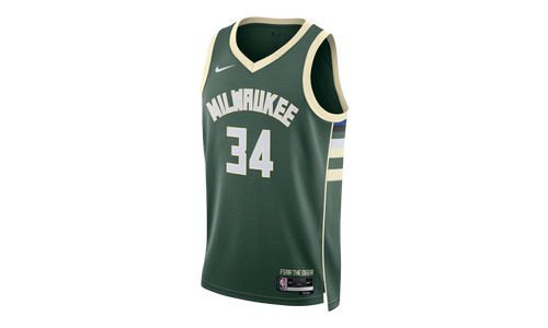 Milwaukee Bucks Icon Edition Dri-FIT NBA Swingman Jersey "Fir" DN2012 323