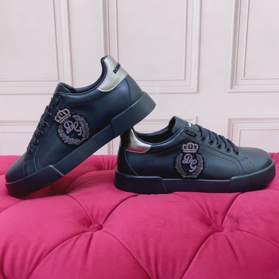 Portofino Crown Patch Black