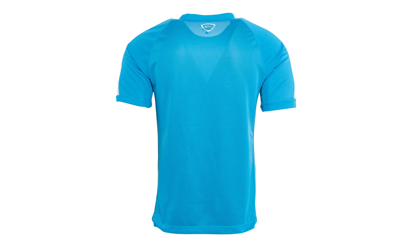 Manchester City Squad Short Sleeve Training Top "Vivid Blue / White" 610487 416