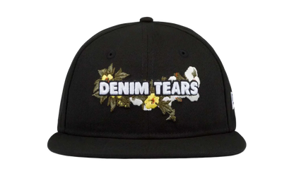 Floral Logo Adjustable Hat "New Era - Black" DT568