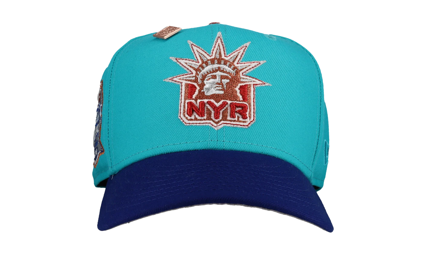 59FIFTY New York Rangers 2018 Winter Classic Fitted Hat "Teal / Royal Blue" NE219
