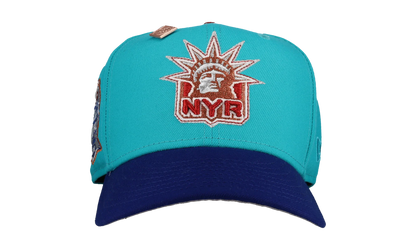 59FIFTY New York Rangers 2018 Winter Classic Fitted Hat "Teal / Royal Blue" NE219