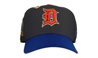59FIFTY Detroit Tigers 1968 World Series Fitted Hat "Graphite / Royal" NE106