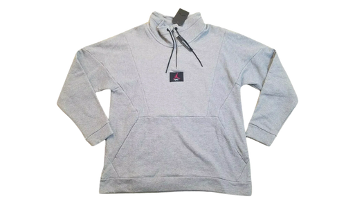 Jordan Jumpman Flight Loop 1/4 Zip Pullover Sweater "Grey / Black" AV2292 091