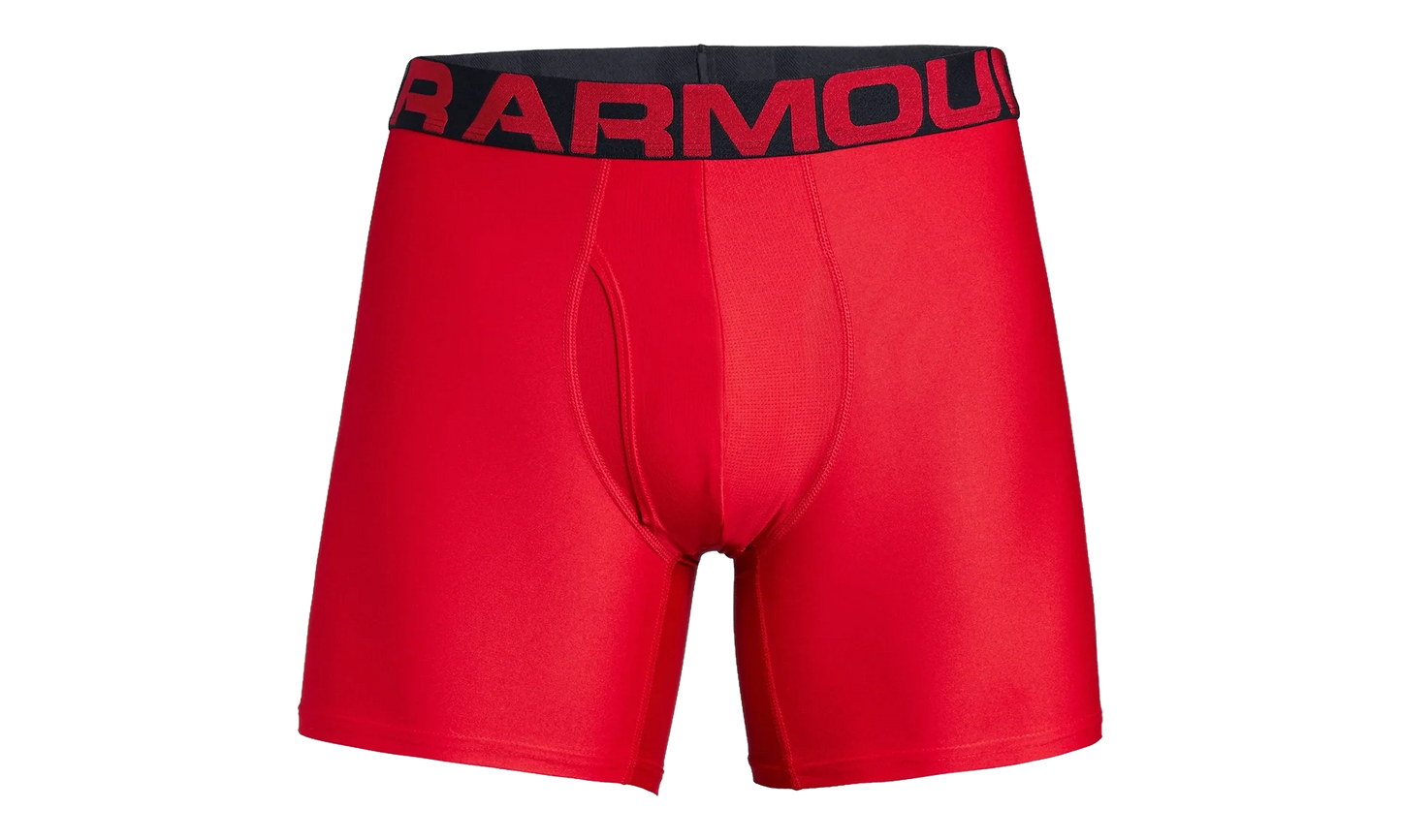 Tech 6" 2-Pack Boxerjock "Red / Black" 1327415 600