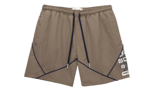 Nylon Growth Track Shorts "Pebble" HTG260129 PBL