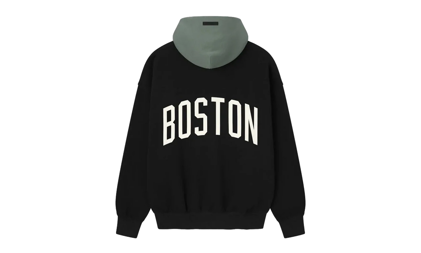 CELTICS SPORTS FIT HOODIE "BLACK / BALSAM GREEN" 192NB256407F