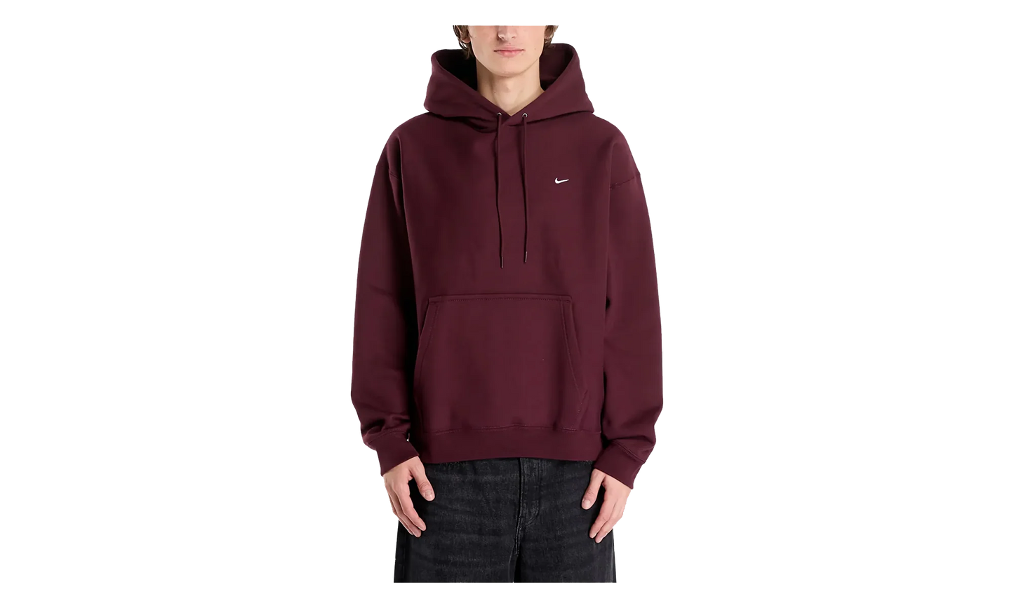 Solo Swoosh Fleece Hoodie "Burgundy Crush" HV1082 652
