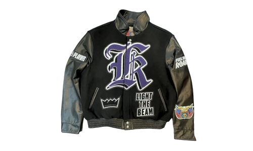 Wool & Leather Varsity Jacket "Sacramento Kings" NBA 102 KINGS