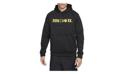 Therma-fit Fitness Pullover Hoodie "Black / Black / Vivid Sulfur" FB6887 010