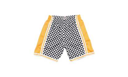 NBA Checked Swingman Shorts "Los Angeles Lakers - White" BA3A4H LAL W N06