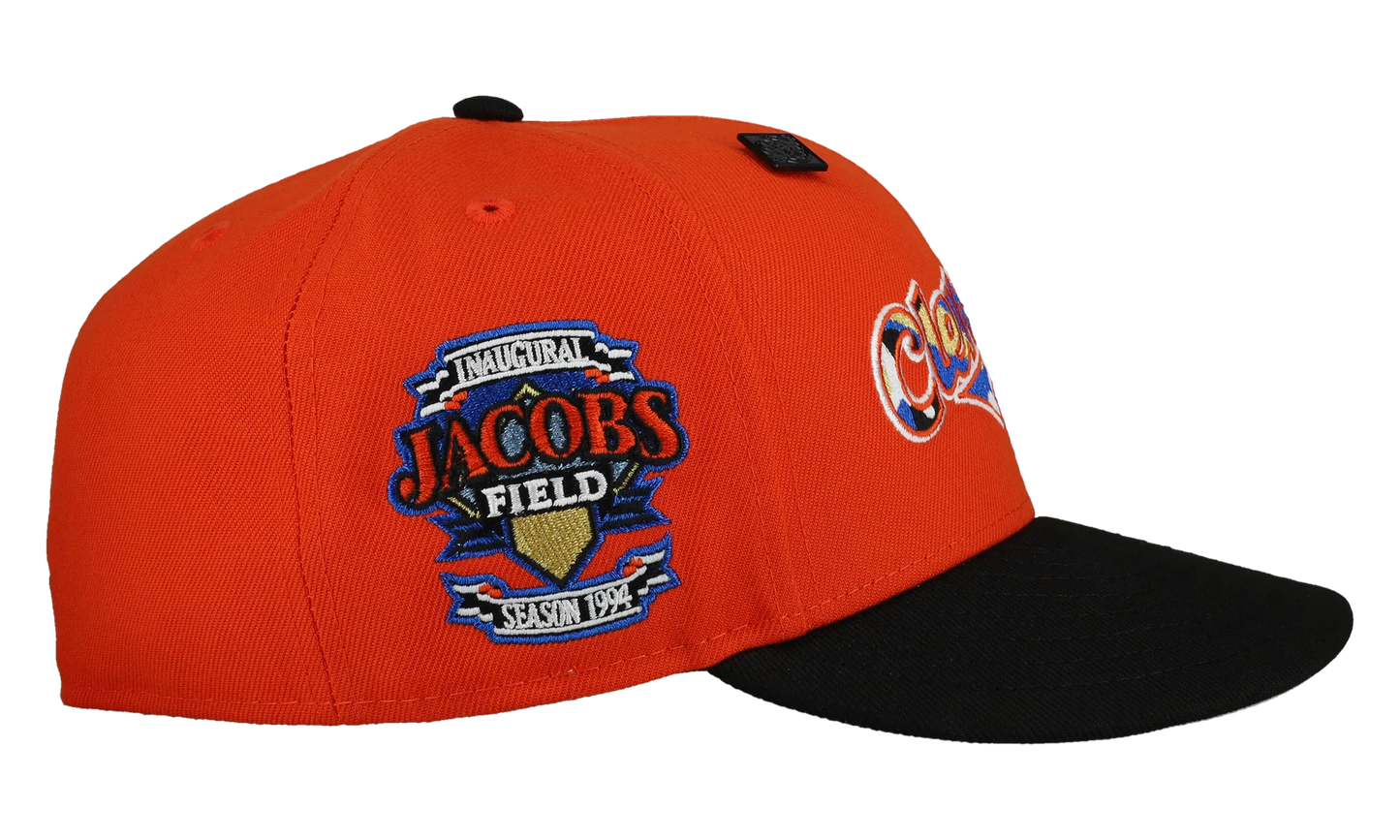 59FIFTY Cleveland Indians Jacobs Field Fitted Hat "Orange" 123451299674